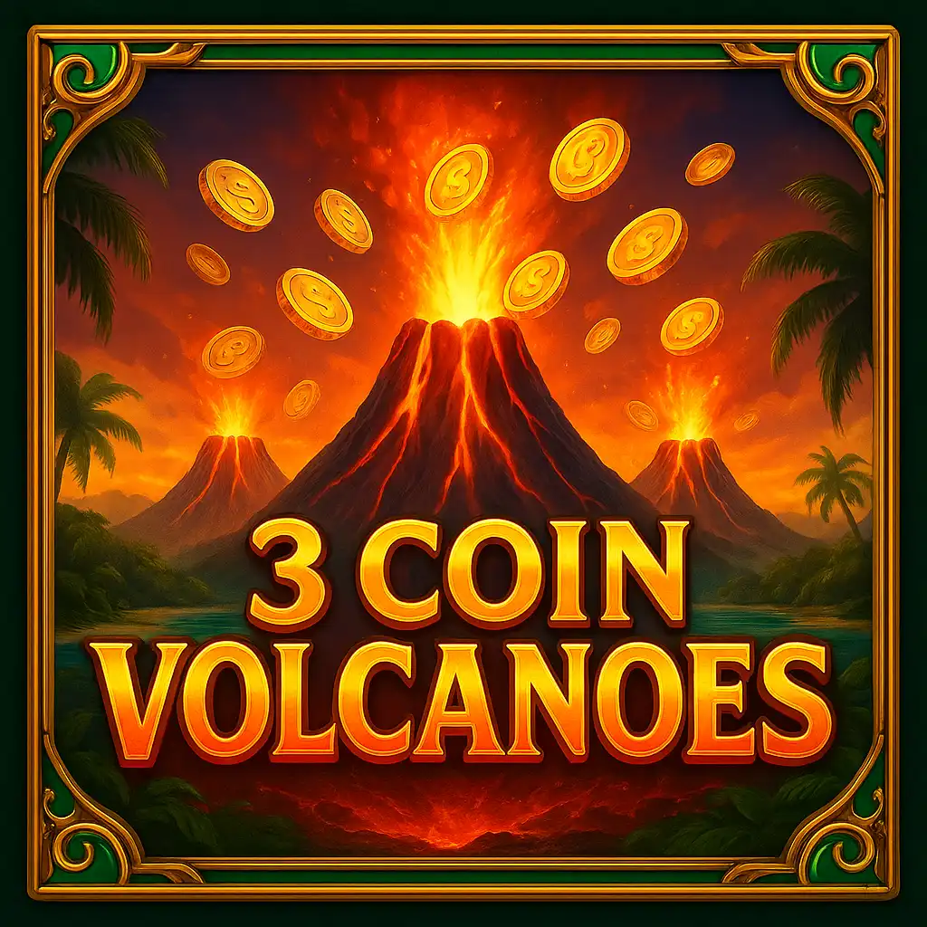 3 Coin Volcanoes slot game thumbnail